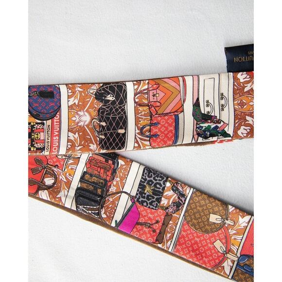 Louis Vuitton *RARE* Silk Bandeau Prive BB Beige MR0199 - Picture 3 of 6